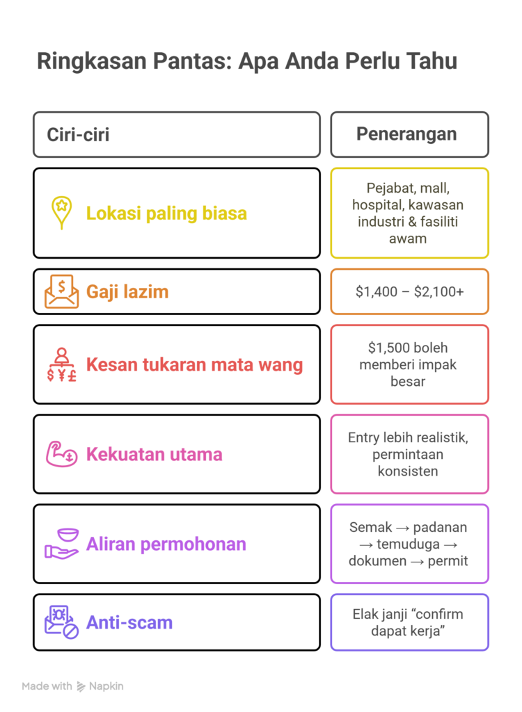 kerja cleaner singapore