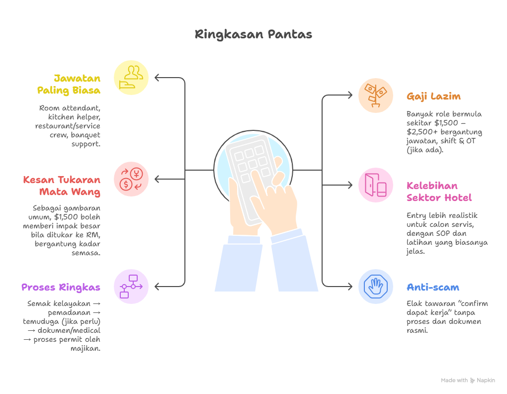 kerja hotel singapore