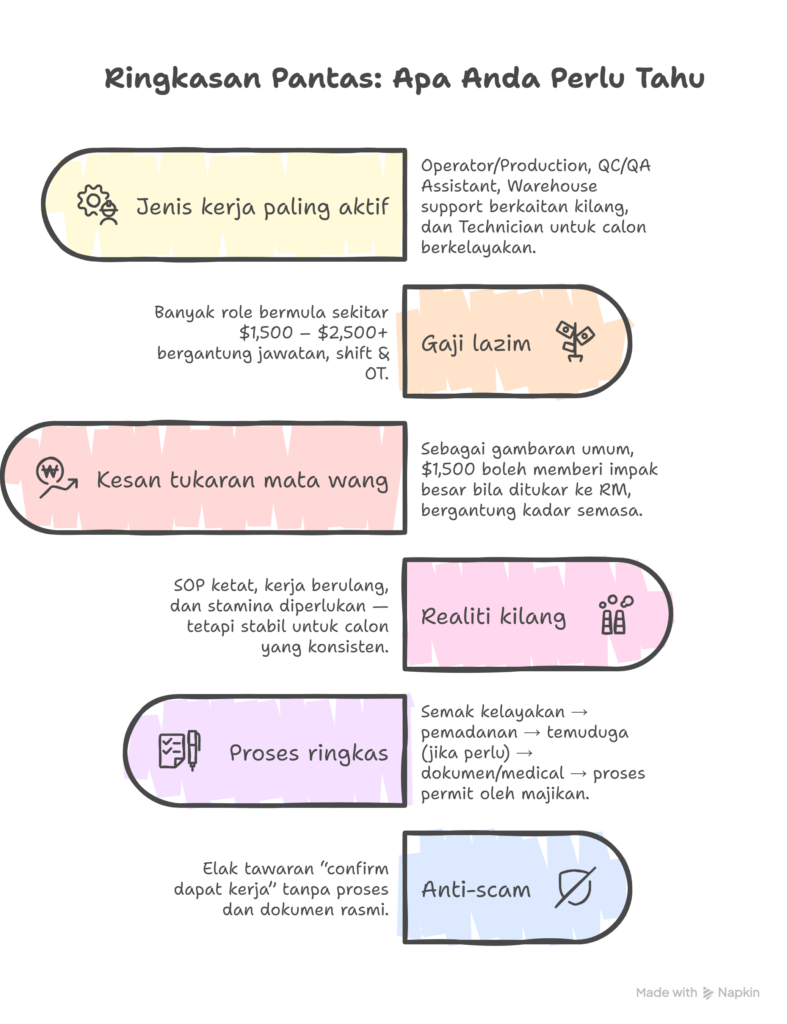 kerja kilang singapore