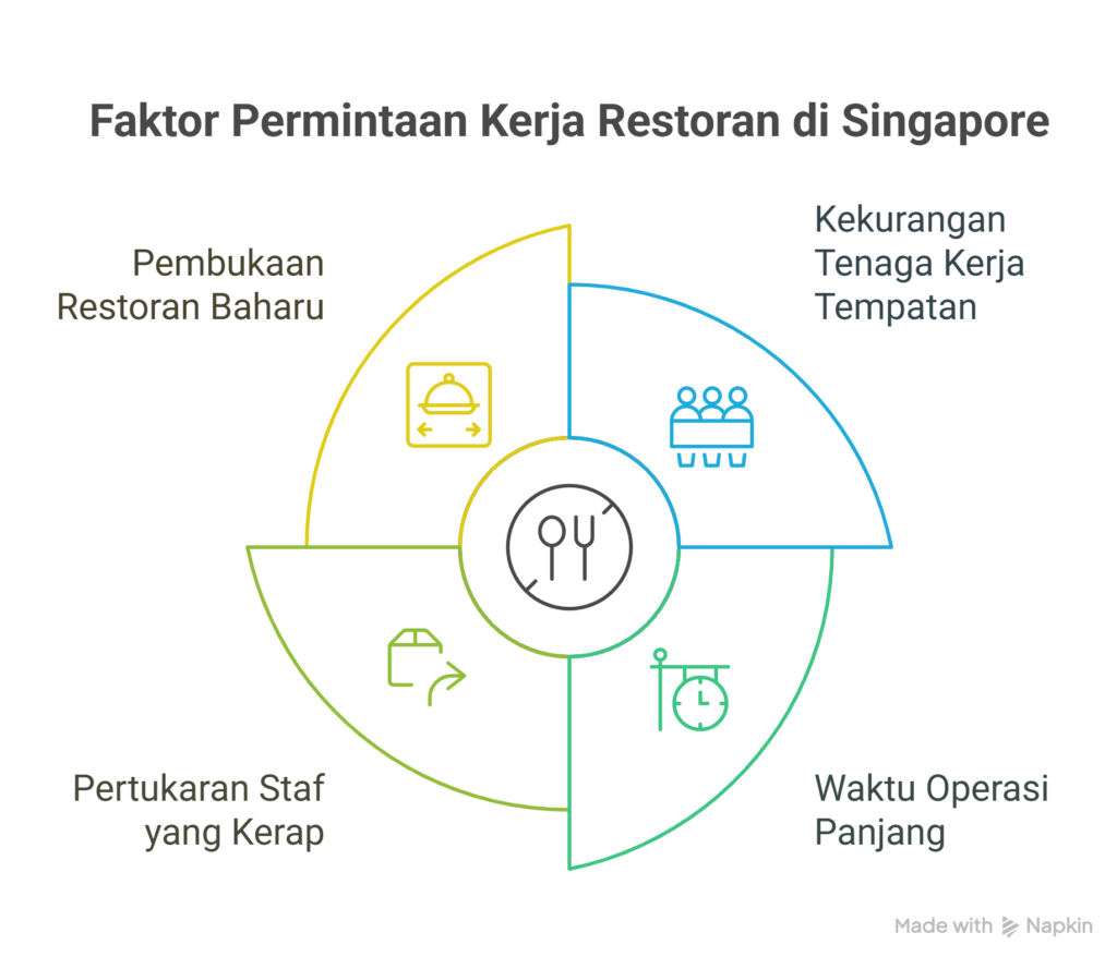 kerja restoran di singapore